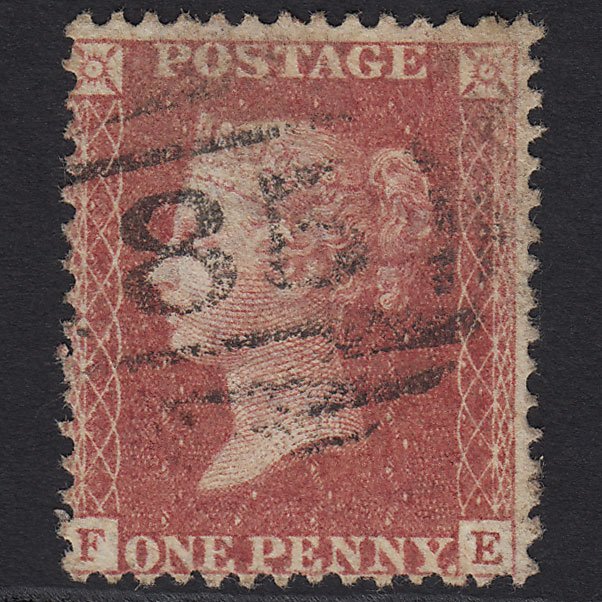 GB QV 1857 1d Rose-red (Plate 48) SG40-C10(1) FE GU