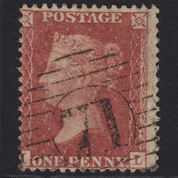 GB QV 1857 1d (Plate 57) SG40-C10(1) IL GU London D&S 71 Missing Imprimatur