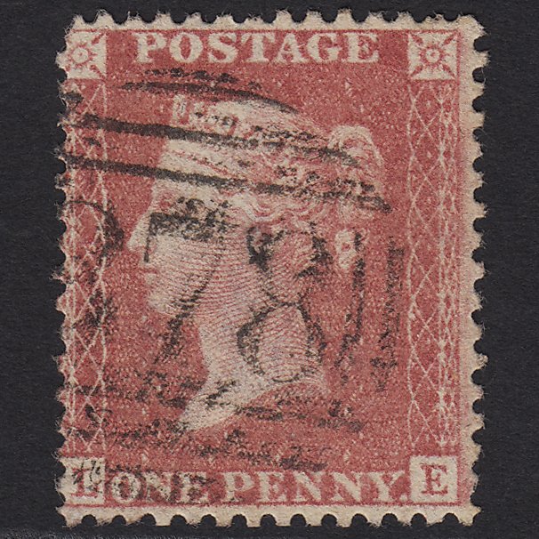 GB QV 1857 1d Pale Rose (Plate 27) SG39-C10(3) LE GU