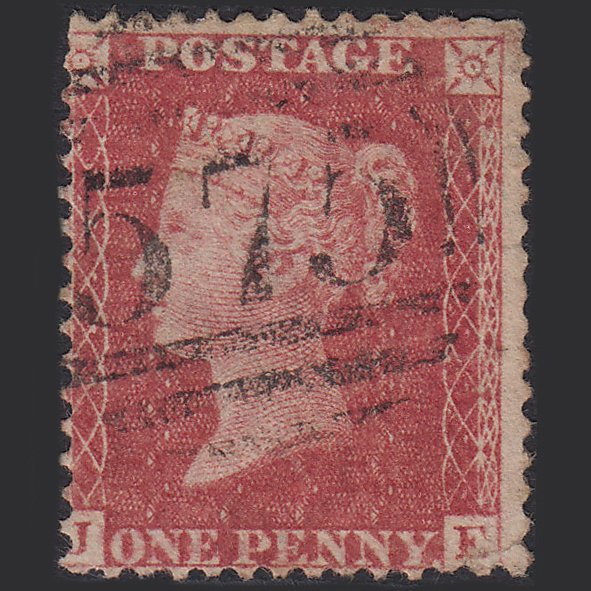 GB QV 1857 1d Rose-red (Plate 66) SG40-C10(1) JE GU Norwich 575