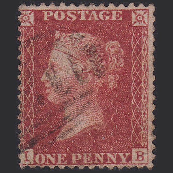 GB QV 1857 1d Rose-red (Plate 36) SG40-C10(1) IB GU