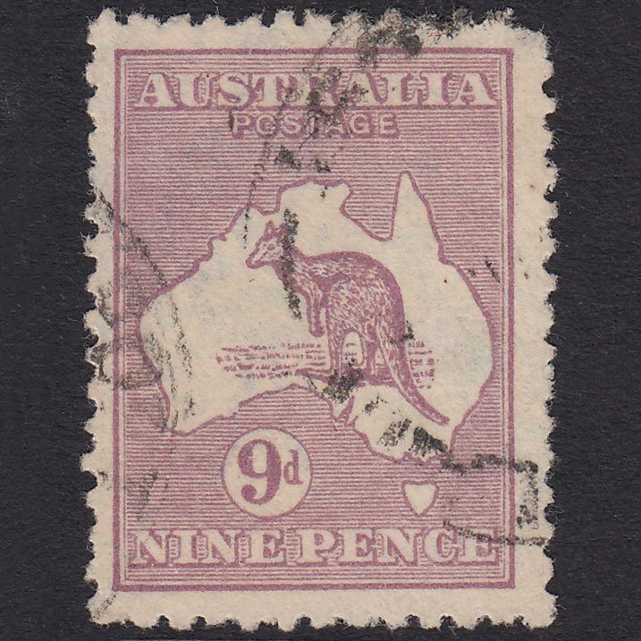 AUSTRALIA 1915 6d Violet Kangaroo SG39 GU Light Cancel