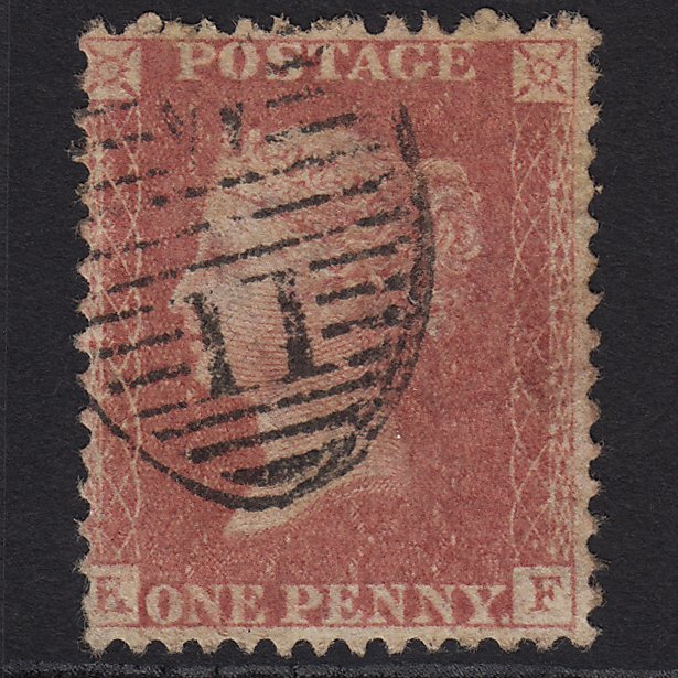 GB QV 1857 1d Rose-red (Plate 59) SG40-C10(1) KF GU London D&S W11