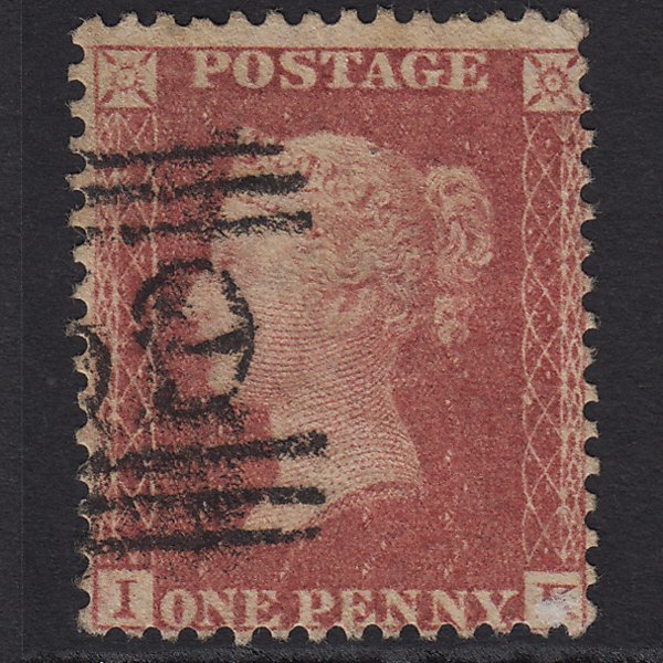 GB QV 1857 1d Rose-red (Plate 55) SG40-C10(1) IK GU Scotland