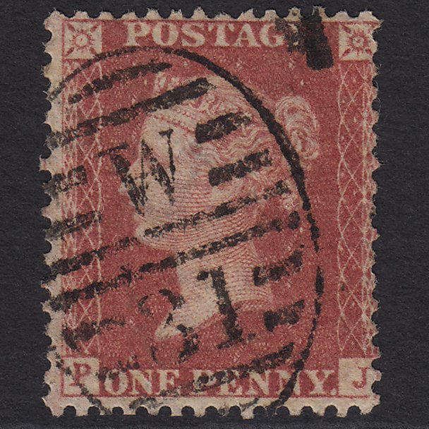 GB QV 1857 1d Rose-red (Plate 47) SG40-C10(1) PJ GU London D&S W31