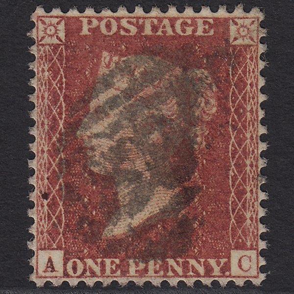 GB QV 1857 1d SG41-C10(4) AC FU Missing Imprimatur Perfect Centring