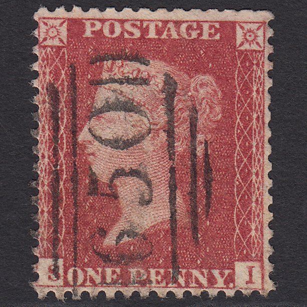 GB QV 1857 1d Rose-red (Plate 55) SG40-C10(1) SI GU Rochester 650