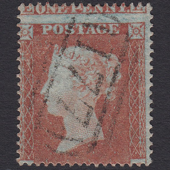 GB QV 1854 1d (Plate 180) SG17-C1(1) EE FU Cheltenham 177 Large Misperf