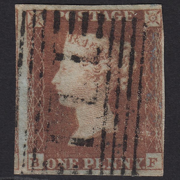 GB QV 1841 1d Red-brown (Plate 98) SG8-B1(1) BF GU Dunbar 111