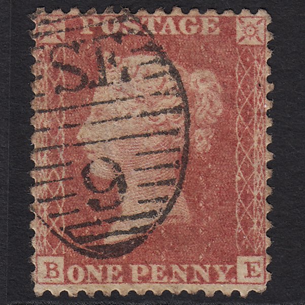 GB QV 1857 1d (Plate 63) SG40-C10(1) BE FU London D&S SE9 Well Centred