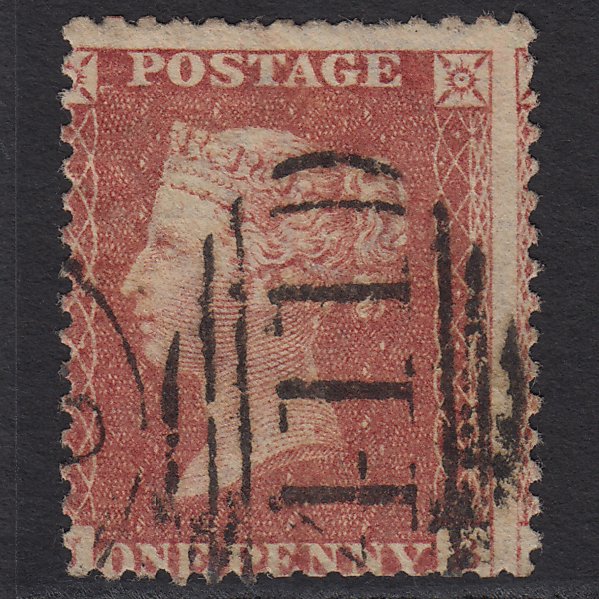 GB QV 1857 1d Rose-red (Plate 47) SG40-C10(1) JB GU Kendal 411 Large Misperf