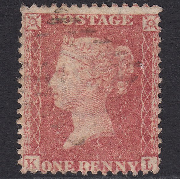 GB QV 1857 1d Rose-red (Plate 57) SG40-C10(1) KL GU Light Cancel