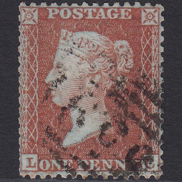 GB QV 1855 1d Red-brown (Plate 15) SGC6(1) LC GU Well Centred