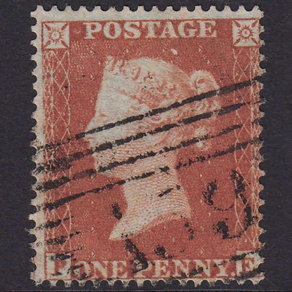 GB QV 1854 1d Red-Brown Plate 188 SG17-C1(1) PE FU Glasgow 159