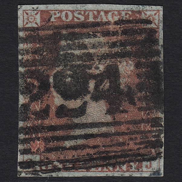 GB QV 1841 1d Red-brown (Plate 149) SG8-B2(1) QJ GU Ledaig 224 4M Imperf