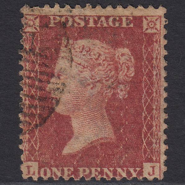 GB QV 1857 1d Rose-red (Plate 46) SG40-C10(1) LJ GU Light Cancel