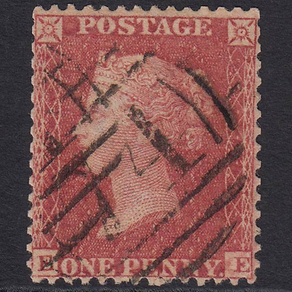 GB QV 1857 1d (Plate 59) SG40-C10(1) EE GU Birkenhead 74 Well Centred