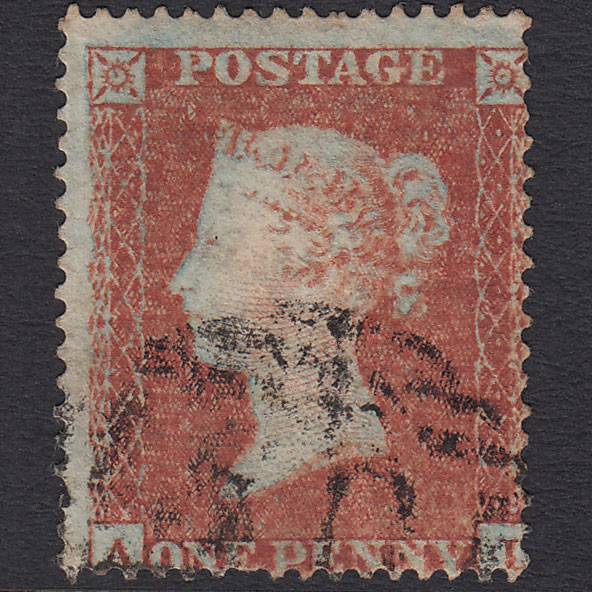 GB QV 1854 1d (Plate 188) SG17-C1(1) AL GU Missing Imprimatur Barnstaple 50