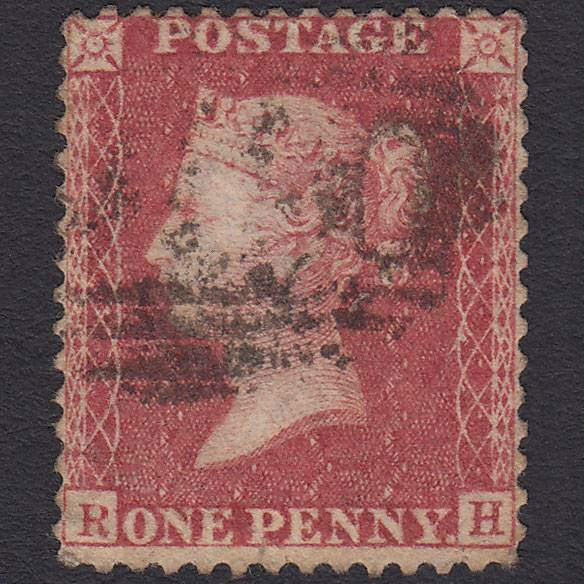 GB QV 1857 1d Rose-red (Plate 46) SG40-C10(1) RH GU