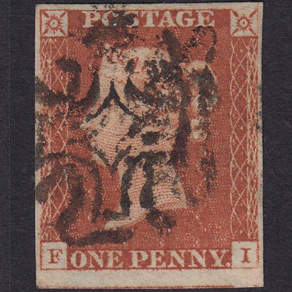 GB QV 1841 1d Plate 27 SG8-B1(1) FI FU 4 Good To Huge Margins MX
