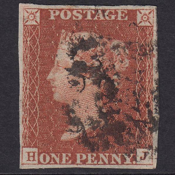 GB QV 1841 1d Plate 31 SG8-B1(1) Guideline HJ FU Missing Imprimatur 4M MX