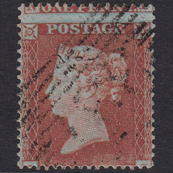 GB QV 1854 1d Plate 176 SG17-C1(1) OI-OJ FU Turriff 331 Large Misperf