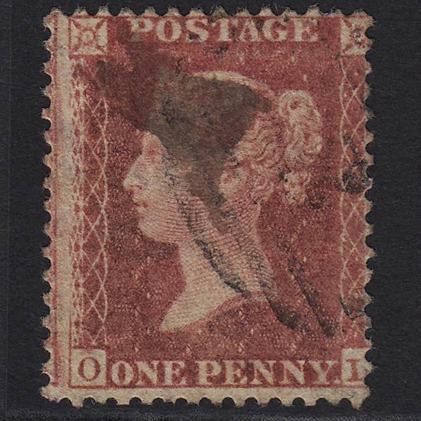 GB QV 1857 1d Deep Rose-red (Plate 36) SG41-C10(4) OL GU Misperf