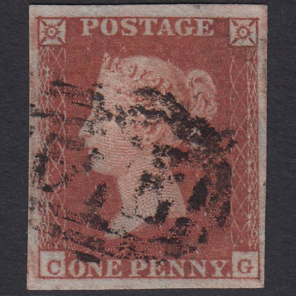 GB QV 1841 1d Red-brown (Plate 131) SG8-B2(1) CG FU 4 Good Margins
