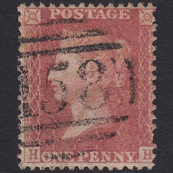 GB QV 1857 1d Rose-red (Plate 39) SG40-C10(1) HH FU Cambridge 158