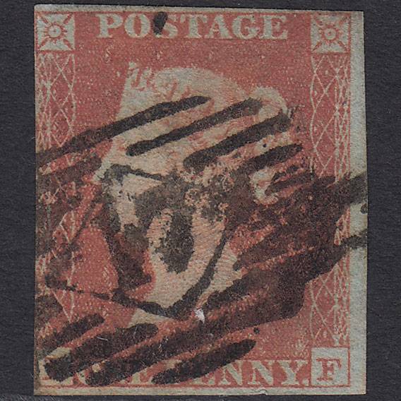 GB QV 1841 1d Red-brown (Plate 157) SG8-B2(1) LF GU nr 4M London IS 17