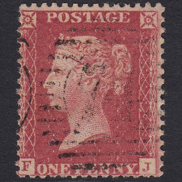 GB QV 1857 1d Rose-red (Plate 27) SG40-C10(1) FJ FU London D&S 74