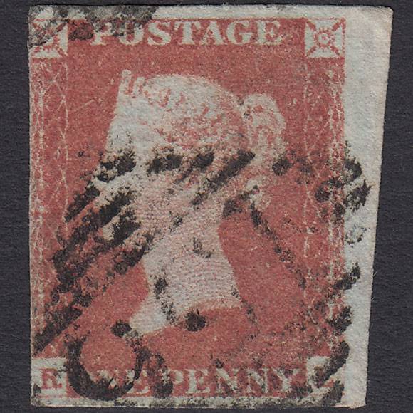 GB QV 1841 1d Red-brown (Plate 70) SG8-B1(1) RL GU 3 Margins Cork 156