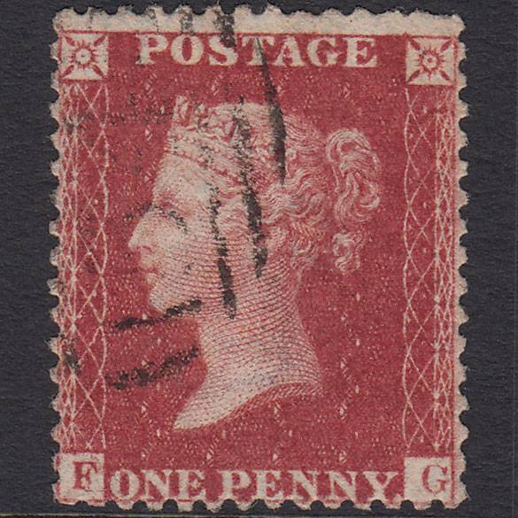 GB QV 1857 1d Rose-red (Plate 56) SG40-C10(1) FG GU
