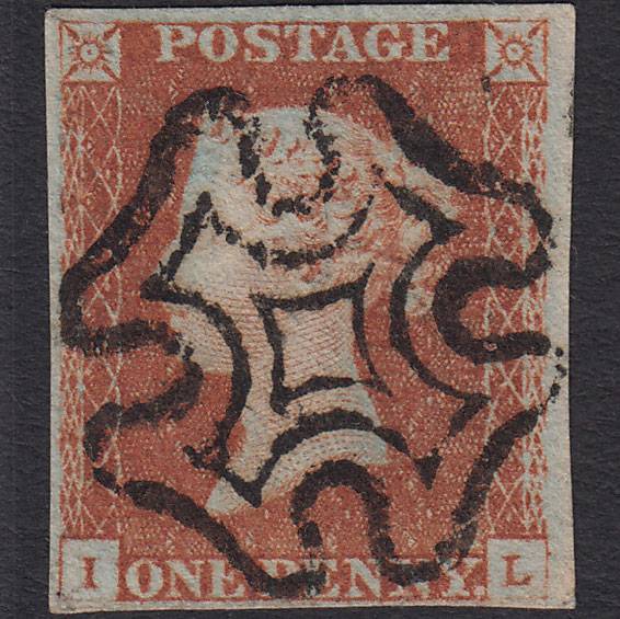GB QV 1841 1d (Plate 22) SG8-B1(1) IL VFU Missing Imprimatur 4M Full MX