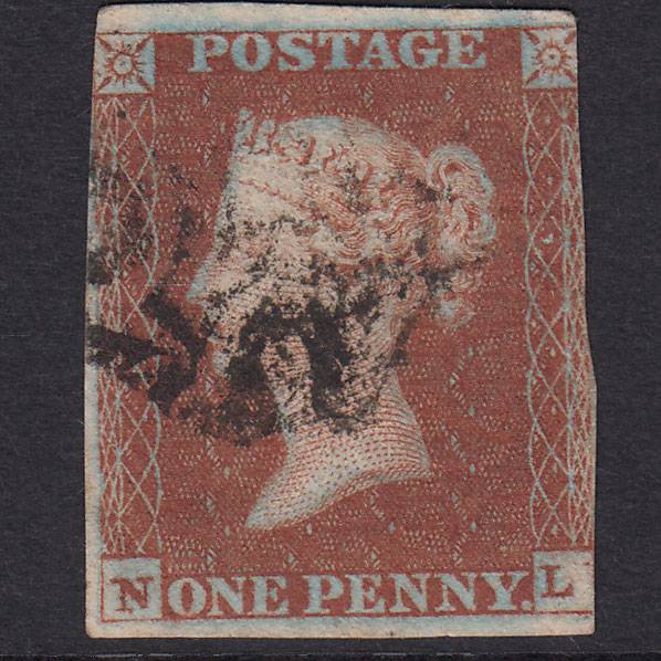 GB QV 1841 1d Red-Brown Plate 30 SG8-B1(1) Constant Variety NL GU MX