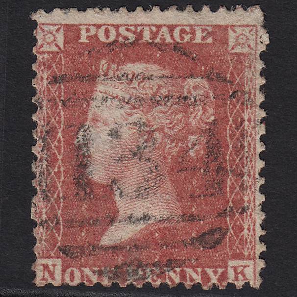 GB QV 1857 1d Rose-red (Plate 60) SG40-C10(1) NK GU Bristol 134