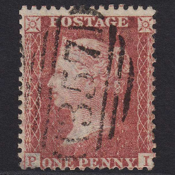 GB QV 1857 1d Rose-red (Plate 27) SG40-C10(1) PI GU Hereford 357 Type D