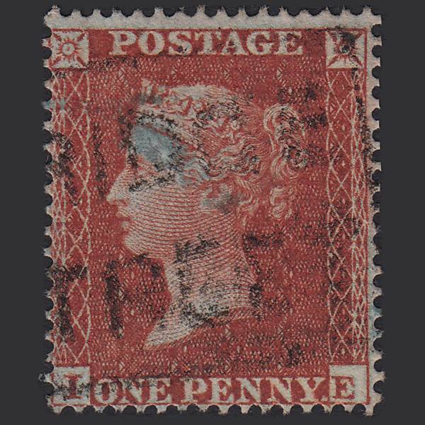 GB QV 1855 1d (Plate 3) SG21-C4(1) IE FU Bridge Street Scots Local Cancel