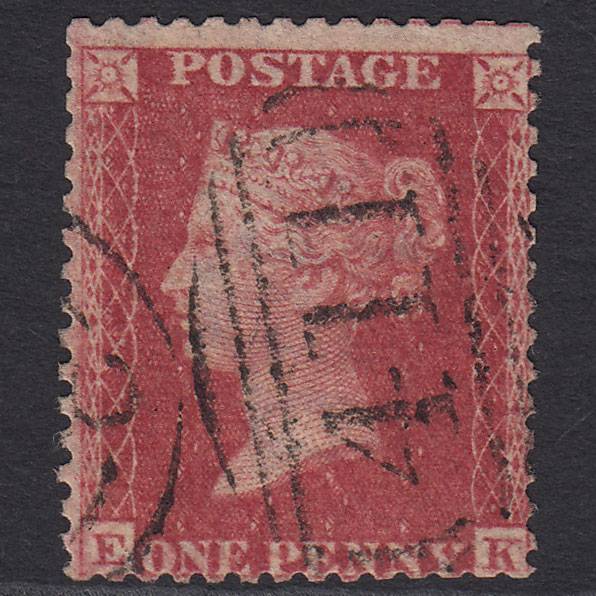GB QV 1857 1d Rose-red (Plate 59) SG40-C10(1) EK GU Kendal 411