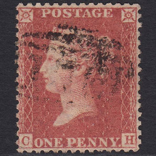 GB QV 1857 1d Rose-red (Plate 42) SG40-C10(1) CH GU Well Centred