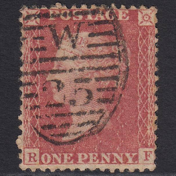 GB QV 1857 1d Rose-red (Plate 34) SG40-C10(1) RF GU London D&S W25