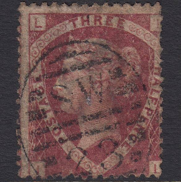 GB QV 1870 1 1/2d Lake-red (Plate 3) SG52-G6 IL GU London D&S SW23