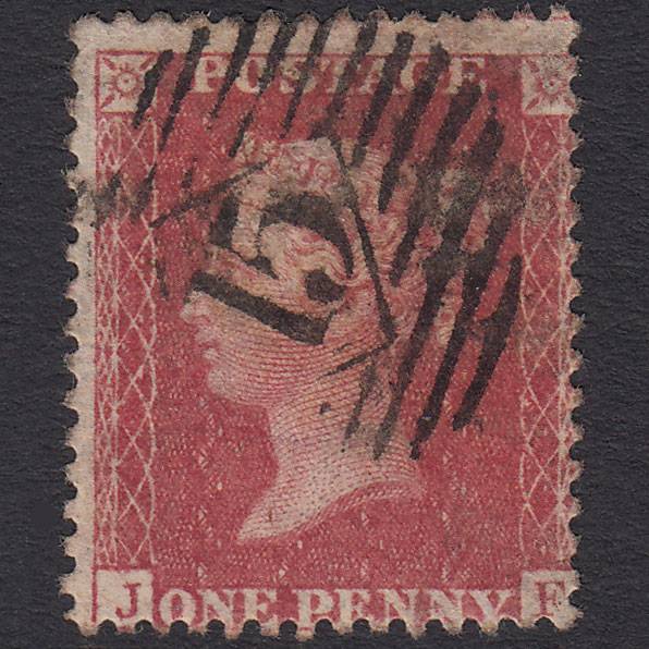 GB QV 1857 1d Rose-red (Plate 57) SG40-C10(1) JF GU London IS 15