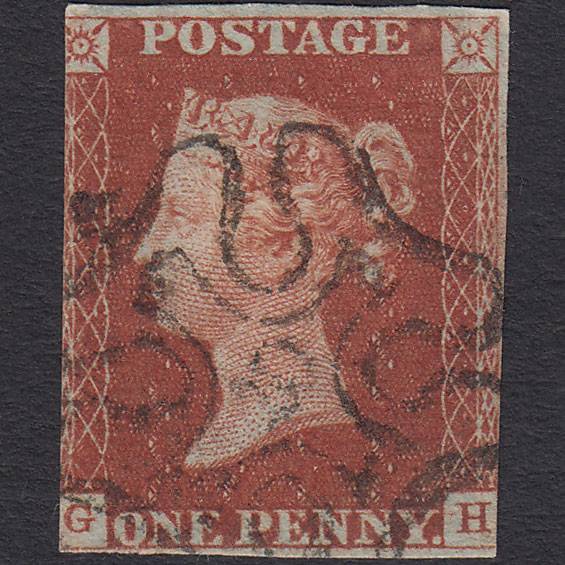 GB QV 1841 1d Red-brown (Plate 41) SG8-B1(1) GH GU No.10 in MX