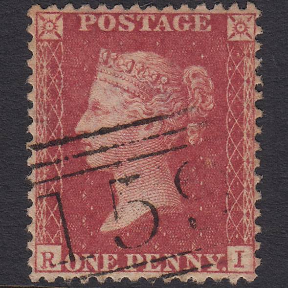 GB QV 1857 1d (Plate 47) SG40-C10(1) RI FU Glasgow 159 Well Centred