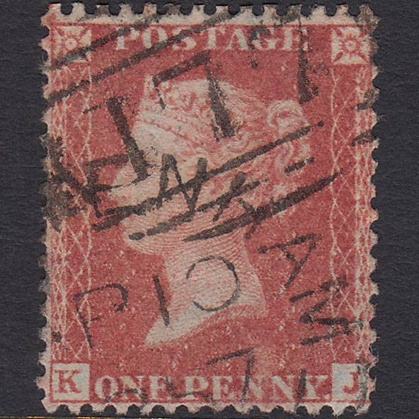 GB QV 1856 1d Brick-red (Plate 35) SG30-C8(2) KJ FU Cheltenham 177