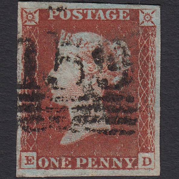GB QV 1841 1d (Plate 59) SG8-B1(1) ED FU 4 Good Margins Glasgow 159