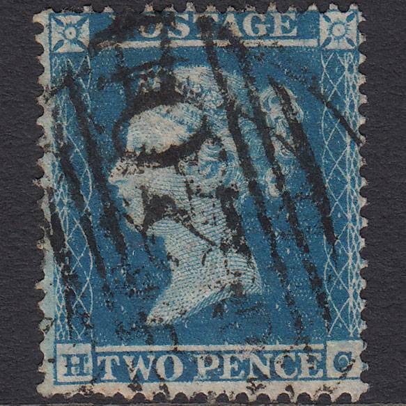 GB QV 1854 2d Pale Blue (Plate 4) SG20-F1(2) HC GU