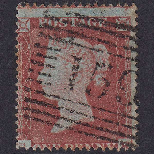 GB QV 1854 1d Plate 162 SG17-C1(1) Constant Variety SK GU Glasgow 159