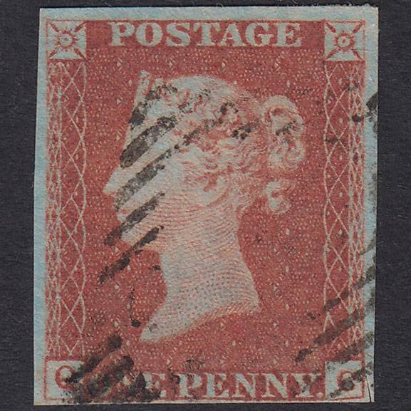 GB QV 1841 1d Pl 78 SG8-B1(1) Constant Variety QC FU Light Irish Cancel